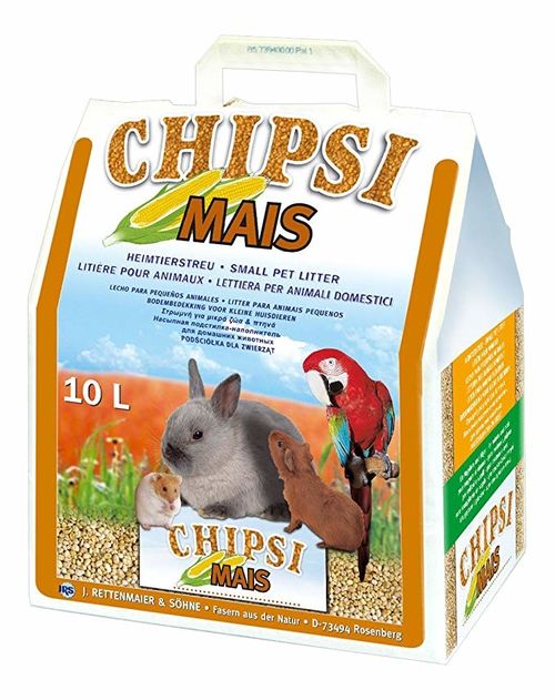 Наполнитель CHIPSI Mais Citrus кукурузный для грызунов аромат Цитрус 10 л 4,6 кг
