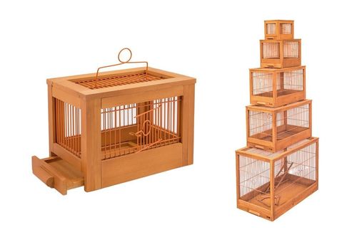 Клетка ZooM для птиц деревянная 