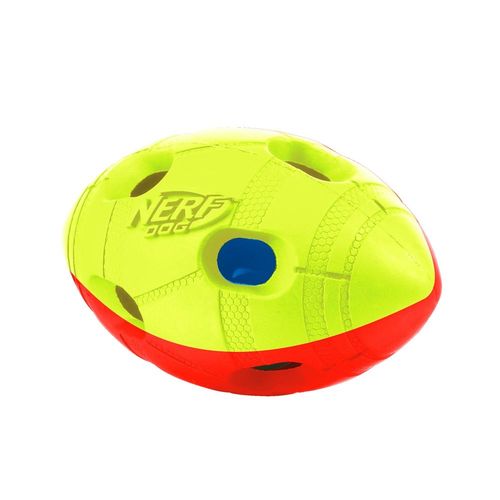 Игрушка для собак Nerf Мяч гандбольный двухцветный светящийся