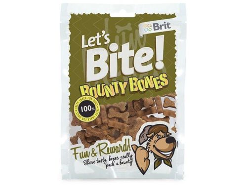 Brit NEW Лакомство д/собак Let's Bite Bounty Bones  Косточки