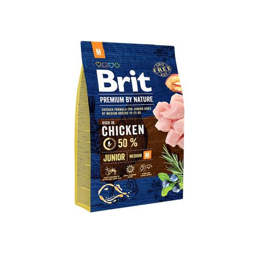 Brit Premium by Nature Junior M д/молодых собак средних пород