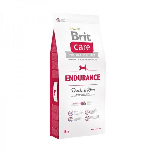 Brit Care Endurance для активных собак утка с рисом 