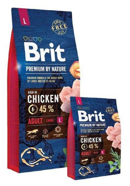 Brit Premium by Nature Adult L д/взрослых собак крупных пород 