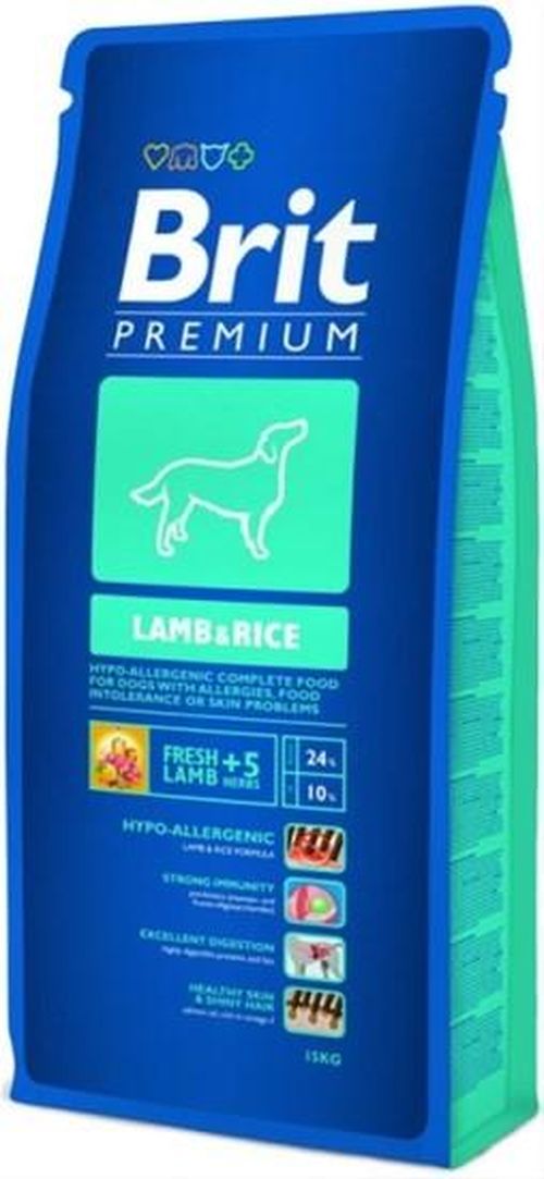 Brit Premium Lamb & Rice гипоаллергенный для собак всех пород