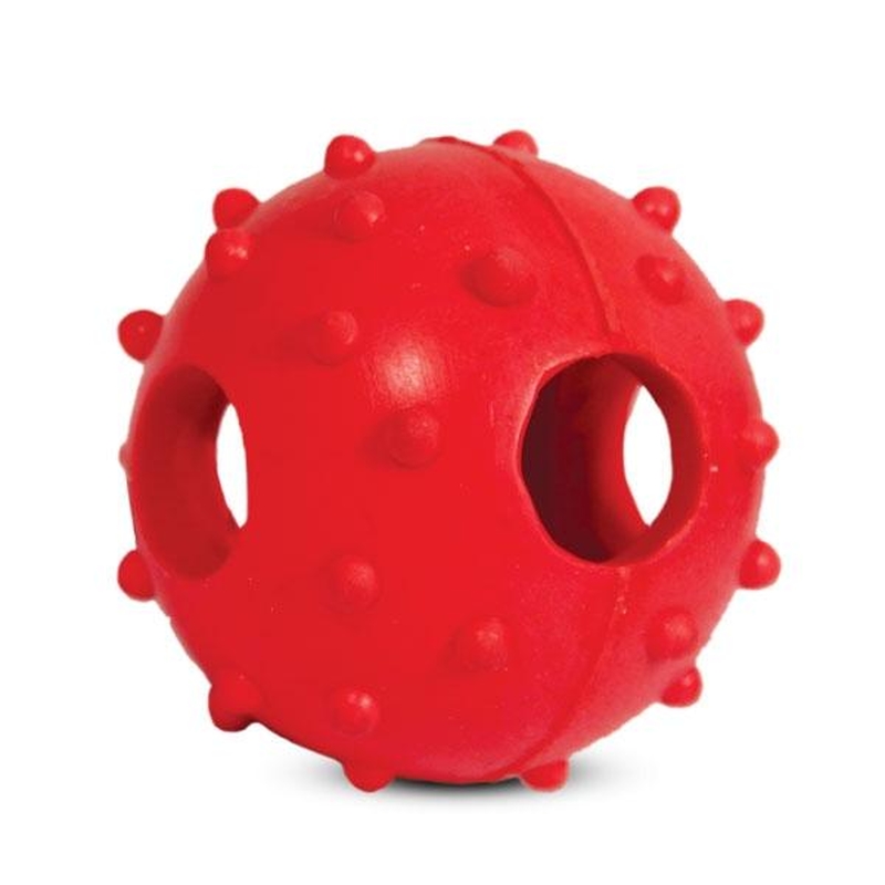 Игрушка для собак из резины Мяч с шипами