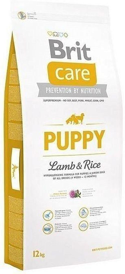 Корм Brit Care Puppy All Breed Lamb&Rice для щенков с ягненком и рисом