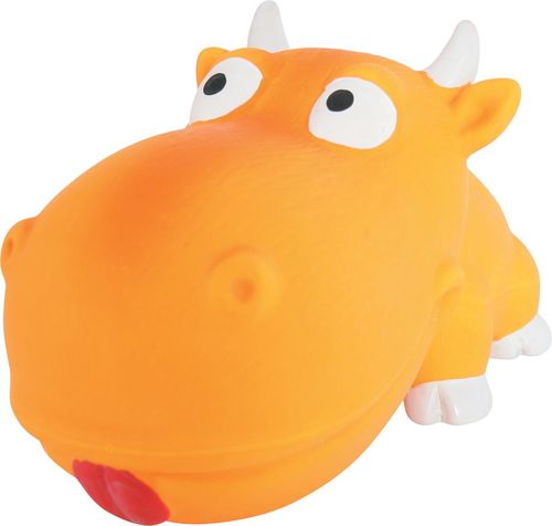 Золюкс Игрушка латексная корова оранжевая 