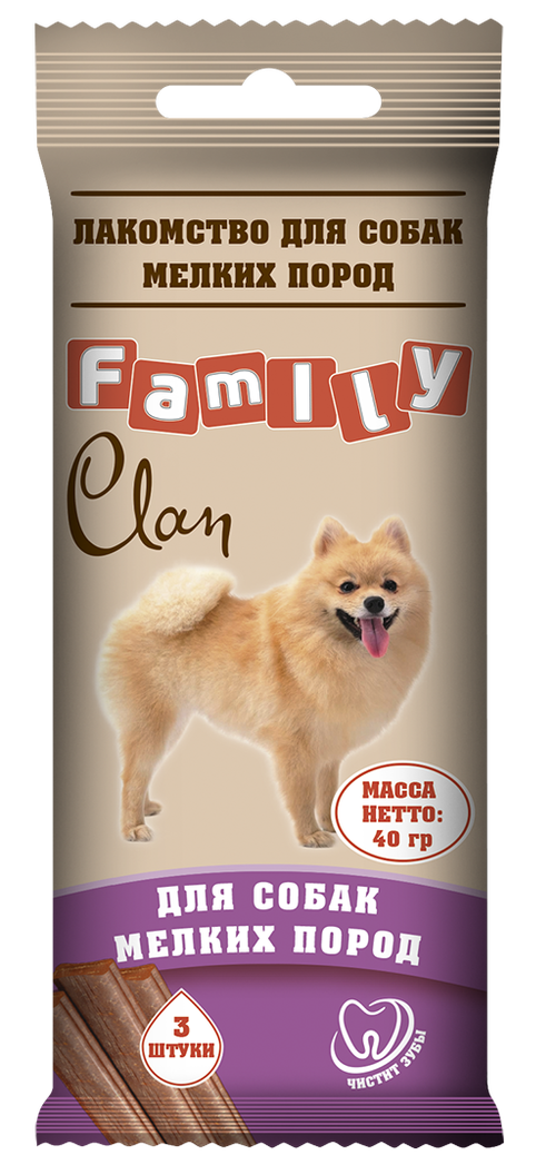 Лакомство Clan Family для собак мелких пород (гантелька) №1 