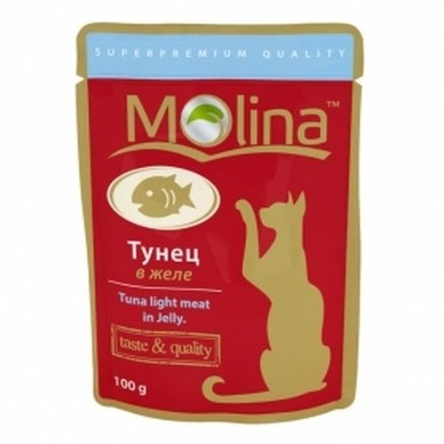 Влажный корм Molina для кошек Тунец в желе