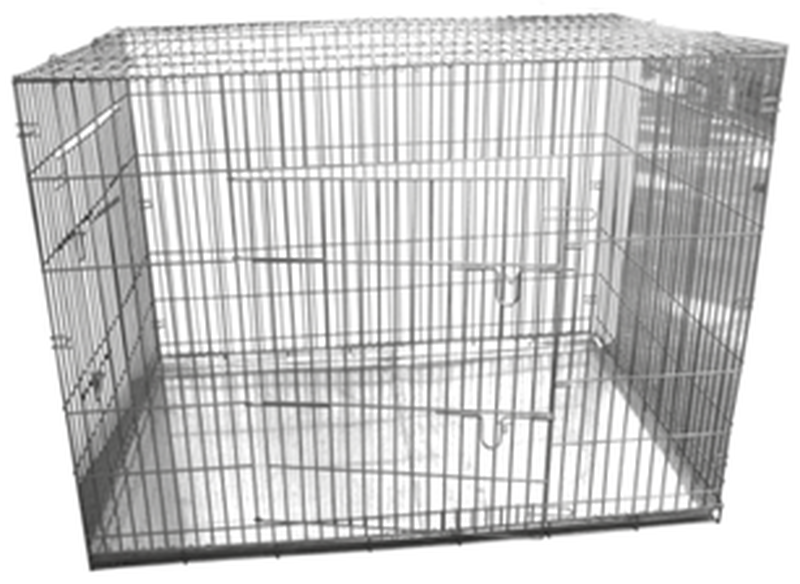 Клетка Дарэлл для собак с мет.поддоном, 2 двери