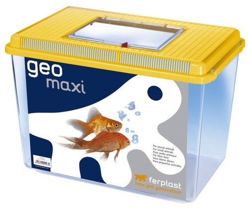Пластиковая переноска-террариум для рыб и грызунов Geo Maxi (с крышкой) 21 л от Ferplast