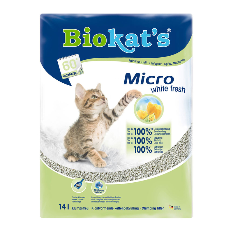 Наполнитель BIOKAT'S Micro Биокат'с микро Уайт Фреш