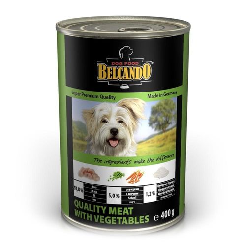 Консервы для собак Belcando Super Premium Quality Meat With Vegetables отборное мясо с овощами