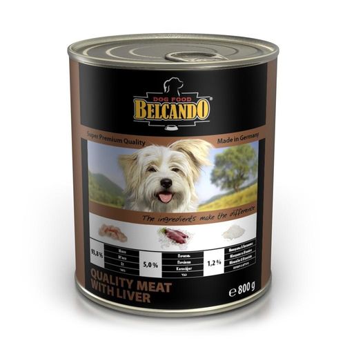 Консервы для собак Belcando Super Premium Quality Meat With Liver отборное мясо с печенью